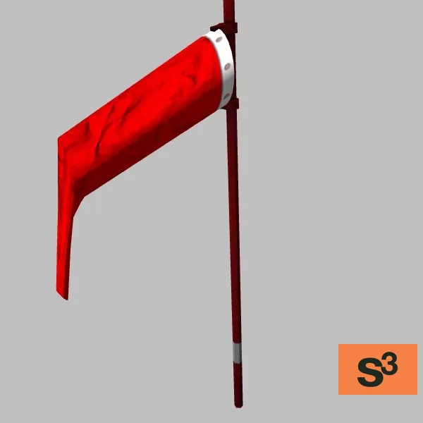 windsock-001-red — 3D model preview
