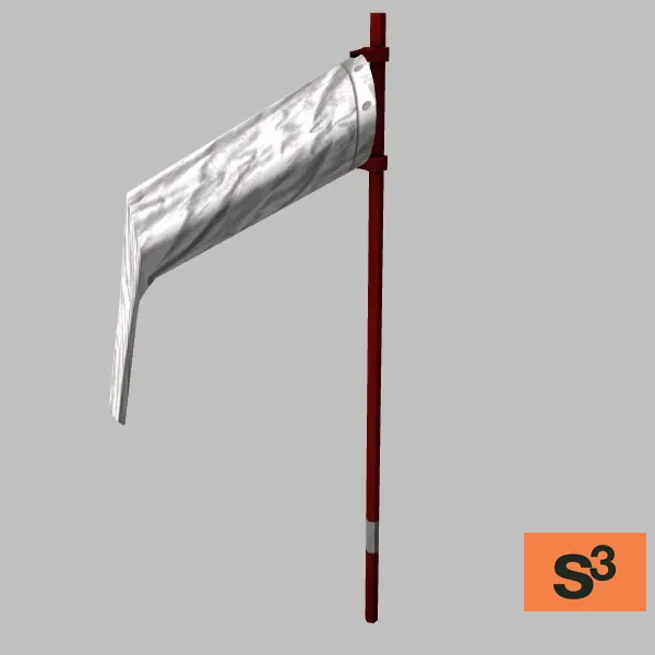 windsock-001-white — 3D model preview