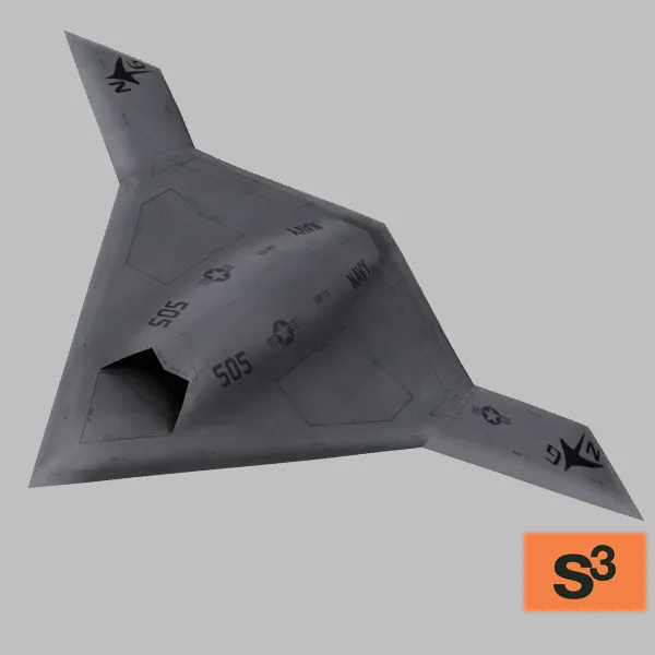 X-47B · US · grey — 3D model preview
