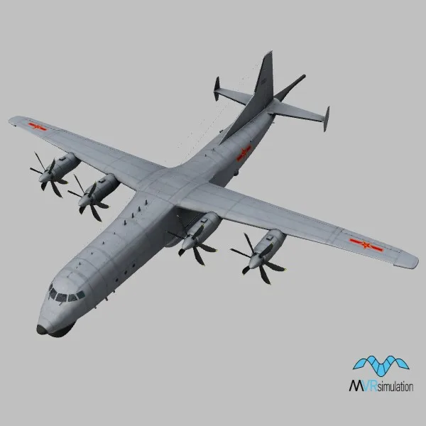 Y-8Q · CN · grey — 3D model preview