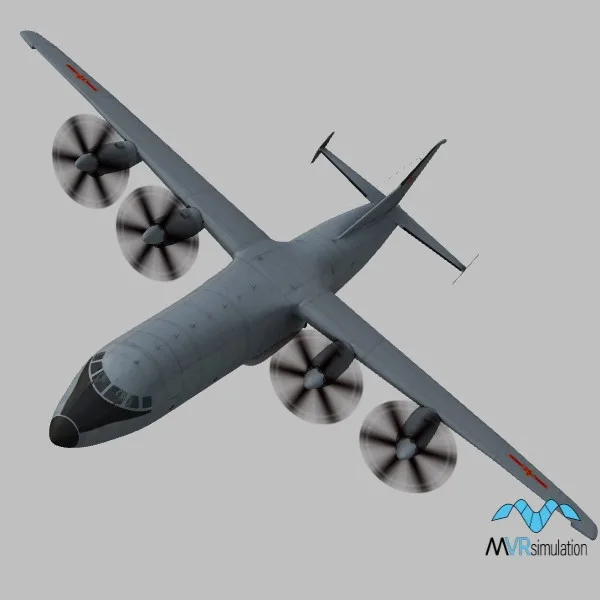 Y-9 · CN · blue — 3D model preview