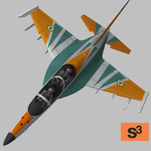 YAK-130 · IR · camo — 3D model preview