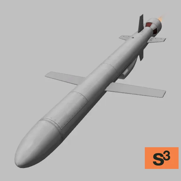 YJ-62A · CN · grey — 3D model preview