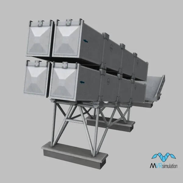 YJ-83-4-cell · CN · grey — 3D model preview