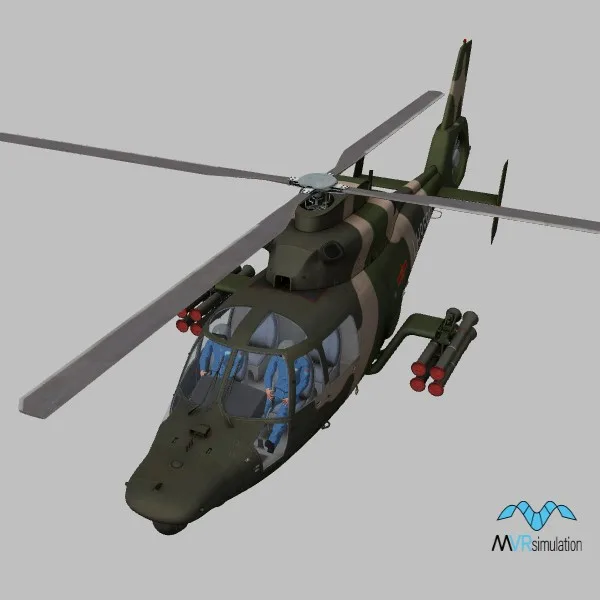 Z-9WA · CN · camo — 3D model preview