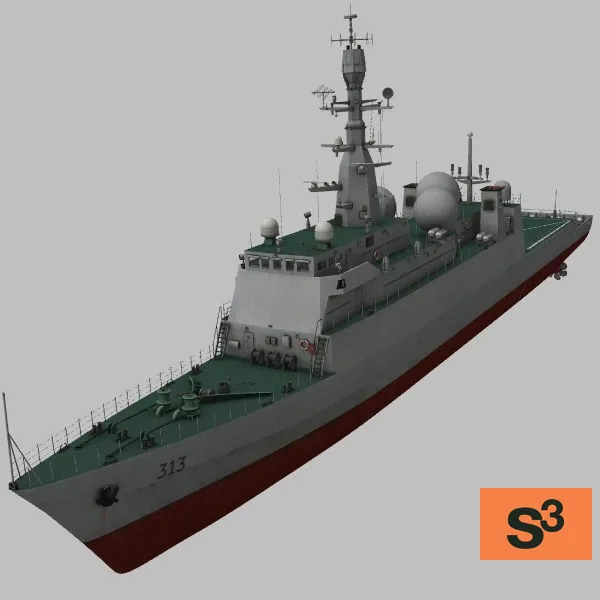 Zagos · IR · grey — 3D model preview