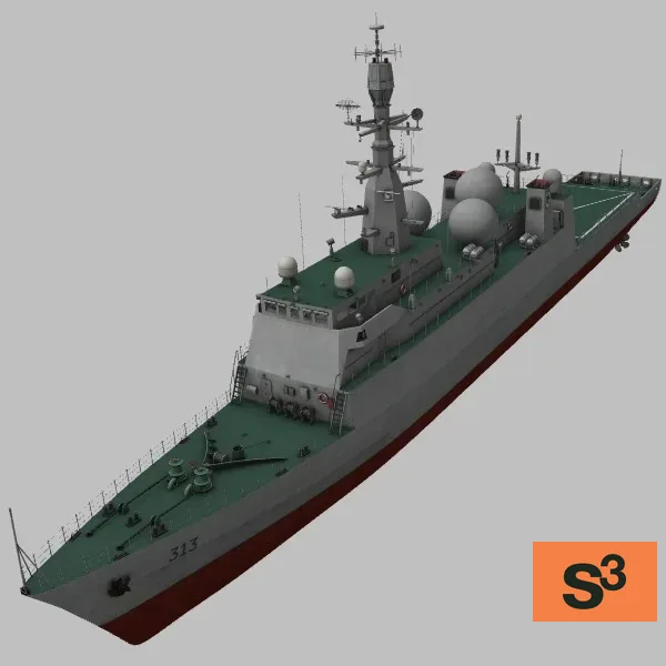 Zagros · IR · grey — 3D model preview