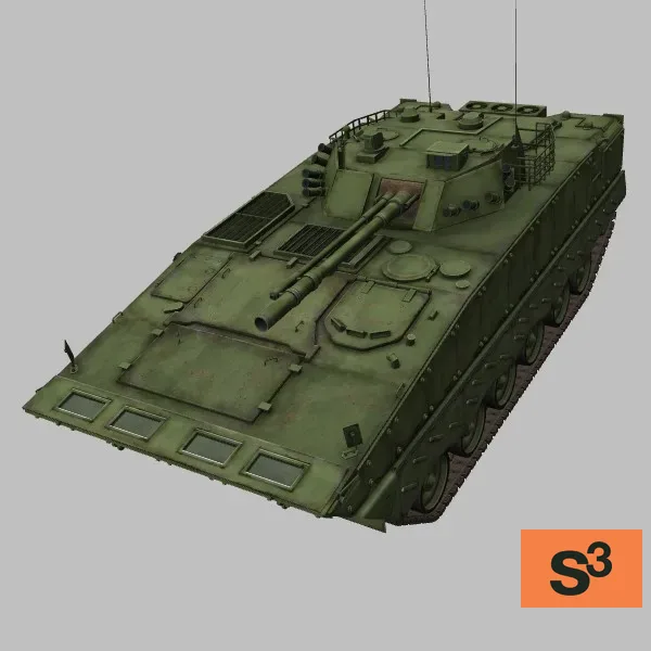 ZBD-04A · CN · green — 3D model preview