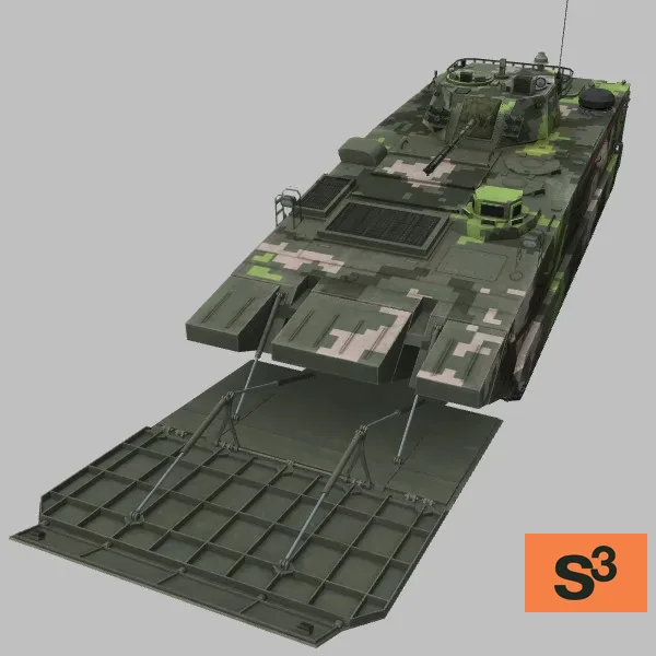 ZBD-05 · CN · camo — 3D model preview