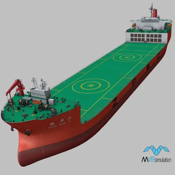 ZHEN-HUA-15 · CN · red — 3D model preview