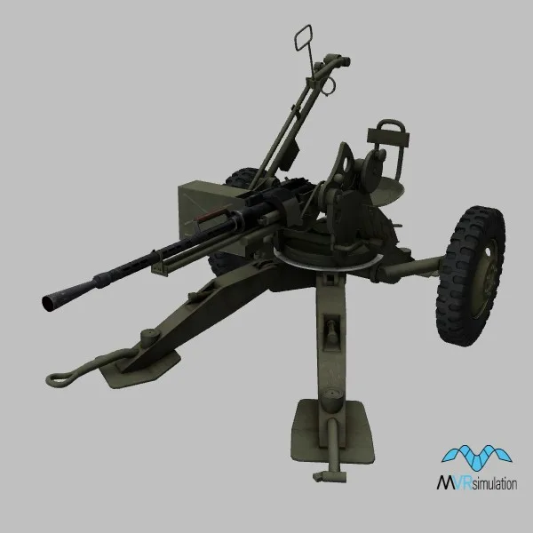 ZPU-1 · RU · green — 3D model preview