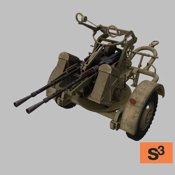 ZPU-2 · SY · desert — 3D model preview
