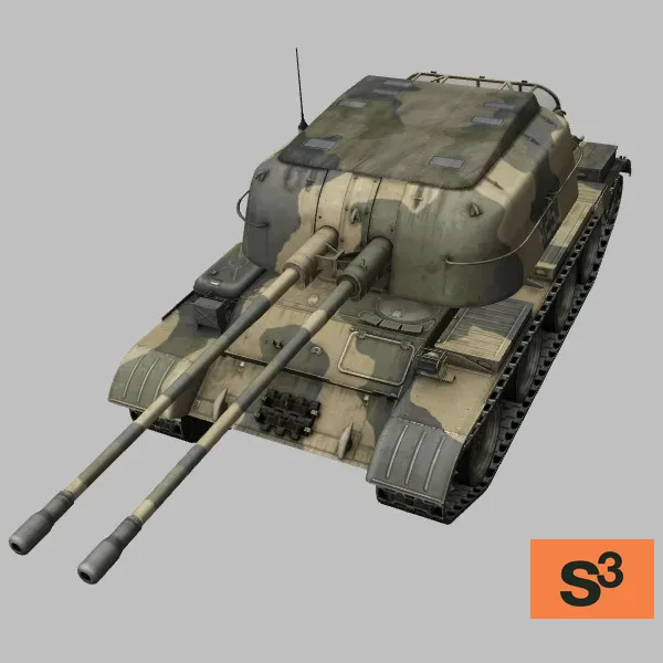 ZSU-57-2 · SY · camo — 3D model preview