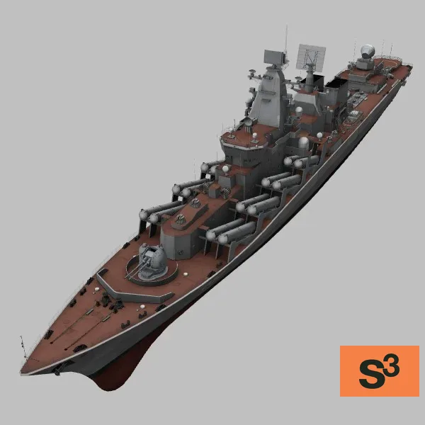 055-Marshal-Ustinov · RU · grey — 3D model preview