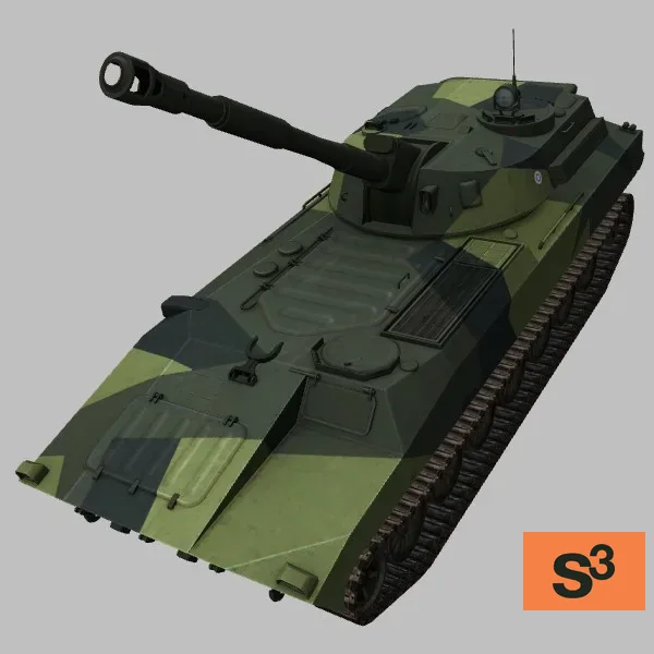 122-PSH-74 · FI · camo — 3D model preview