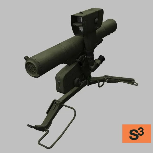 9K111 · RU · green — 3D model preview